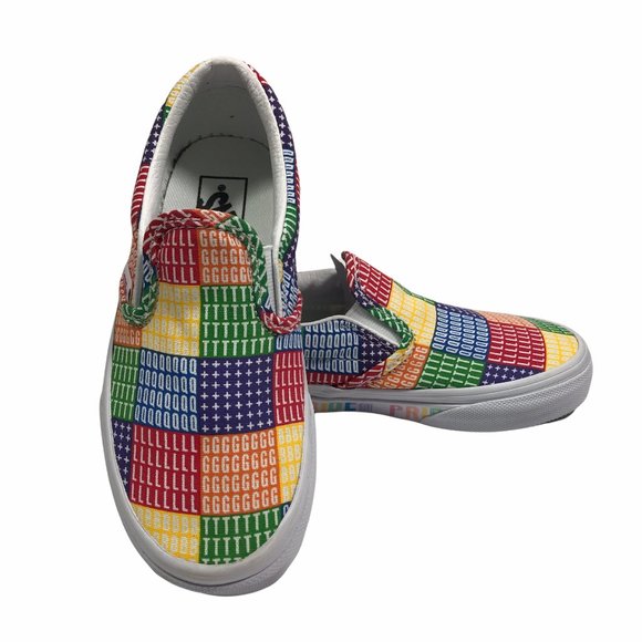 Vans Other - Vans Off The Wall Pride Classic Slip-On, Rainbow, LGBTQIA + Kids Size 12
